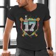 17th Birthday Baseball Drip Number 17 Year Old Birthday Boy Men's V-Neck T-Shirt 17th Birthday Baseball Drip Number 17 Year Old Birthday Boy Men's V-Neck T-Shirt