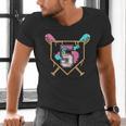 5th Fifth Birthday Baseball Bat Ice-Cream Drip 5yrs Old Boys Men's V-Neck T-Shirt
