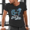 6 7 Meme Official Teenager 13th Birthday Baseball Boy Men's V-Neck T-Shirt 6 7 Meme Official Teenager 13th Birthday Baseball Boy Men's V-Neck T-Shirt