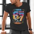 I Was 6 Now I'm 7 Baseball Birthday Boy For Teens Kids Men's V-Neck T-Shirt I Was 6 Now I'm 7 Baseball Birthday Boy For Teens Kids Men's V-Neck T-Shirt