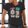 I Was 6 Now I'm 7 Baseball Drip 67 Birthday Boy 7th Birthday Men's V-Neck T-Shirt I Was 6 Now I'm 7 Baseball Drip 67 Birthday Boy 7th Birthday Men's V-Neck T-Shirt