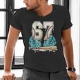 67 Baseball Drip Boys Youth Kids 6-7 Ice Cream Dripping 6 7 Men's V-Neck T-Shirt