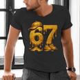 67 Brain Rot Meme Baseball Ice Cream Drip For Kids & Teens Men's V-Neck T-Shirt 67 Brain Rot Meme Baseball Ice Cream Drip For Kids & Teens Men's V-Neck T-Shirt