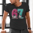 67 Ice Cream Drip Baseball Gen Alpha Slang Six Seven Meme Men's V-Neck T-Shirt