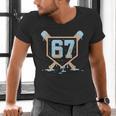 67 Ice Cream Drip Baseball Meme Six Seven Gen Alpha Men's V-Neck T-Shirt