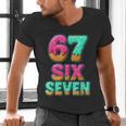 67 Ice Cream Drip Baseball Six Seven 6-7 Meme Teen Boy Men's V-Neck T-Shirt