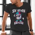 67 Meme Six Seven Baseball Ice Cream Drip Girls Boys Men's V-Neck T-Shirt