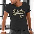 67 Six Seven Bruh Meme Baseball Style Vintage Men's V-Neck T-Shirt