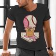 67 Tee Baseball Creamy Dripping Graphic Sixty-Seven Clothes Men's V-Neck T-Shirt 67 Tee Baseball Creamy Dripping Graphic Sixty-Seven Clothes Men's V-Neck T-Shirt