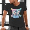 67th Birthday Squad Baseball Ice Cream Drip Birthday Squad Men's V-Neck T-Shirt 67th Birthday Squad Baseball Ice Cream Drip Birthday Squad Men's V-Neck T-Shirt