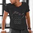 70 Years 1956 Baseball 70TH Birthday Men's V-Neck T-Shirt 70 Years 1956 Baseball 70TH Birthday Men's V-Neck T-Shirt
