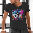 7th Birthday I Was 6 Now I'm 7 Baseball Ice Cream Drip Men's V-Neck T-Shirt 7th Birthday I Was 6 Now I'm 7 Baseball Ice Cream Drip Men's V-Neck T-Shirt