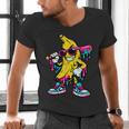 Banana Baseball Drip Men's V-Neck T-Shirt Banana Baseball Drip Men's V-Neck T-Shirt