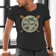Baseball 100th Day Of School Camouflage Men's V-Neck T-Shirt Baseball 100th Day Of School Camouflage Men's V-Neck T-Shirt