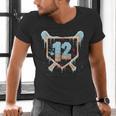 Baseball 12 Year Old Ice Cream Drip 12th Birthday Boys Men's V-Neck T-Shirt Baseball 12 Year Old Ice Cream Drip 12th Birthday Boys Men's V-Neck T-Shirt