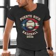 Baseball 2026 Puerto Rico Island Pride Sports Theme Men's V-Neck T-Shirt Baseball 2026 Puerto Rico Island Pride Sports Theme Men's V-Neck T-Shirt