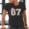 Baseball 67 Dripping Six Seven Drip Boys Gen Z Men's V-Neck T-Shirt Baseball 67 Dripping Six Seven Drip Boys Gen Z Men's V-Neck T-Shirt