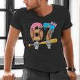 Baseball 67 Ice Cream Drip Skeleton Six Seven Boys Meme Men's V-Neck T-Shirt