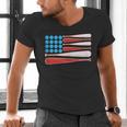 Baseball American Flag Patriotic USA Pride Men's V-Neck T-Shirt Baseball American Flag Patriotic USA Pride Men's V-Neck T-Shirt