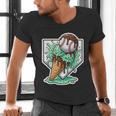 Baseball Boys Ice Cream Drip Baseball Boys Youth Mint Choco Men's V-Neck T-Shirt