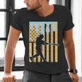 Baseball Drip Boys Dripping Ice Cream Baseball American Flag Men's V-Neck T-Shirt Baseball Drip Boys Dripping Ice Cream Baseball American Flag Men's V-Neck T-Shirt
