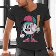 Baseball Drip Boys Ice Cream Youth Men's V-Neck T-Shirt Baseball Drip Boys Ice Cream Youth Men's V-Neck T-Shirt