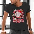 Baseball Drip Ice Cream Boys Kids Youth Valentines Men's V-Neck T-Shirt Baseball Drip Ice Cream Boys Kids Youth Valentines Men's V-Neck T-Shirt