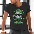 Baseball Drip Ice Cream Shamrock Kids Boy St Patrick’s Day Men's V-Neck T-Shirt Baseball Drip Ice Cream Shamrock Kids Boy St Patrick’s Day Men's V-Neck T-Shirt