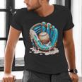 Baseball Drip Ice Cream Sprinkless Glove Boy Kid Men's V-Neck T-Shirt Baseball Drip Ice Cream Sprinkless Glove Boy Kid Men's V-Neck T-Shirt