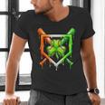 Baseball Drip Ice Cream St Patricks Day Shamrock Men's V-Neck T-Shirt Baseball Drip Ice Cream St Patricks Day Shamrock Men's V-Neck T-Shirt