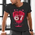 Baseball Drip Ice Cream Valentine Youth Boys Girls Sport Men's V-Neck T-Shirt Baseball Drip Ice Cream Valentine Youth Boys Girls Sport Men's V-Neck T-Shirt