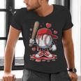 Baseball Drip Icecream Apparel Youth Boy Valentine Men's V-Neck T-Shirt Baseball Drip Icecream Apparel Youth Boy Valentine Men's V-Neck T-Shirt