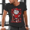 Baseball Drip Icecream Heart Red Valentine Day Boys Kids Men's V-Neck T-Shirt Baseball Drip Icecream Heart Red Valentine Day Boys Kids Men's V-Neck T-Shirt