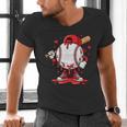 Baseball Drip Icecream Men Boy Valentine Men's V-Neck T-Shirt Baseball Drip Icecream Men Boy Valentine Men's V-Neck T-Shirt