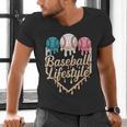 Baseball Drip Icecream Men's V-Neck T-Shirt