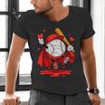 Baseball Drip Icecream Youth Boy Valentine Men's V-Neck T-Shirt Baseball Drip Icecream Youth Boy Valentine Men's V-Neck T-Shirt