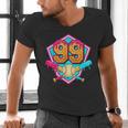 Baseball Drip Jersey Number 99 For Players & 99th Birthday Men's V-Neck T-Shirt Baseball Drip Jersey Number 99 For Players & 99th Birthday Men's V-Neck T-Shirt