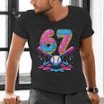 Baseball Drip Number 67 Player 67Th Birthday Baseball Meme Men's V-Neck T-Shirt Baseball Drip Number 67 Player 67Th Birthday Baseball Meme Men's V-Neck T-Shirt