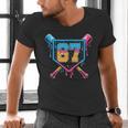 Baseball Drip Number 67 Player Or 67Th Birthday Men's V-Neck T-Shirt