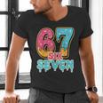 Baseball Drip Number 67 Player Trendy 6 7 Meme Men's V-Neck T-Shirt Baseball Drip Number 67 Player Trendy 6 7 Meme Men's V-Neck T-Shirt