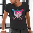 Baseball Drip Purple Glove Respect The Drip Youth Boys Girls Men's V-Neck T-Shirt