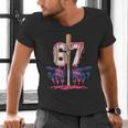 Baseball Drip Shirt Youth Baseball Glove Drip Ice Cream Men's V-Neck T-Shirt Baseball Drip Shirt Youth Baseball Glove Drip Ice Cream Men's V-Neck T-Shirt