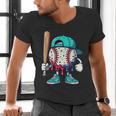 Baseball Drippy Style Apparel For Boys Youth Drip Baseball Men's V-Neck T-Shirt Baseball Drippy Style Apparel For Boys Youth Drip Baseball Men's V-Neck T-Shirt