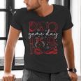Baseball Game Day Coquette Game Day Baseball Men's V-Neck T-Shirt Baseball Game Day Coquette Game Day Baseball Men's V-Neck T-Shirt