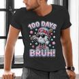 Baseball Ice Cram Drip 100 Days Of School 100th Boys Youth Men's V-Neck T-Shirt Baseball Ice Cram Drip 100 Days Of School 100th Boys Youth Men's V-Neck T-Shirt