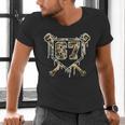 Baseball Ice Cream Drip 67 Camo Six Seven Meme Men's V-Neck T-Shirt
