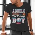 Baseball Ice Cream Drip Abuelo Of The Birthday Boy Men's V-Neck T-Shirt Baseball Ice Cream Drip Abuelo Of The Birthday Boy Men's V-Neck T-Shirt