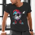 Baseball Ice Cream Drip Dabbing Sports Sprinkles For Boys Men's V-Neck T-Shirt Baseball Ice Cream Drip Dabbing Sports Sprinkles For Boys Men's V-Neck T-Shirt