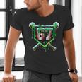 Baseball Ice Cream Drip Number 67 Six Seven Meme Christmas Men's V-Neck T-Shirt Baseball Ice Cream Drip Number 67 Six Seven Meme Christmas Men's V-Neck T-Shirt