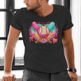Baseball Ice Cream Drip Style Melt Ice Cream Youth Boys Men's V-Neck T-Shirt Baseball Ice Cream Drip Style Melt Ice Cream Youth Boys Men's V-Neck T-Shirt